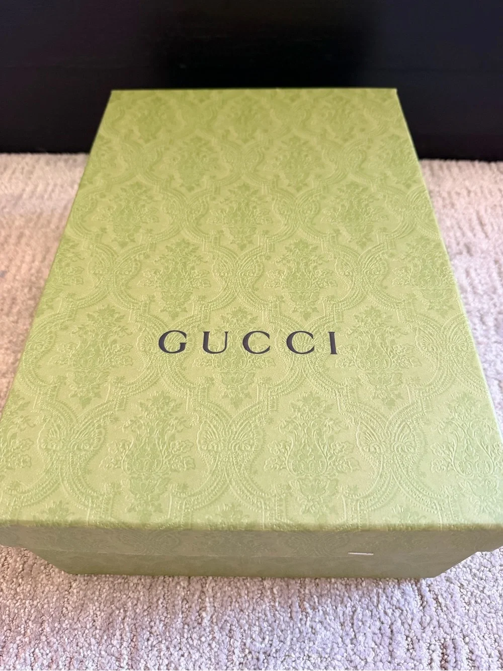 Gucci Metallic Silver and Black Athletic Sneakers